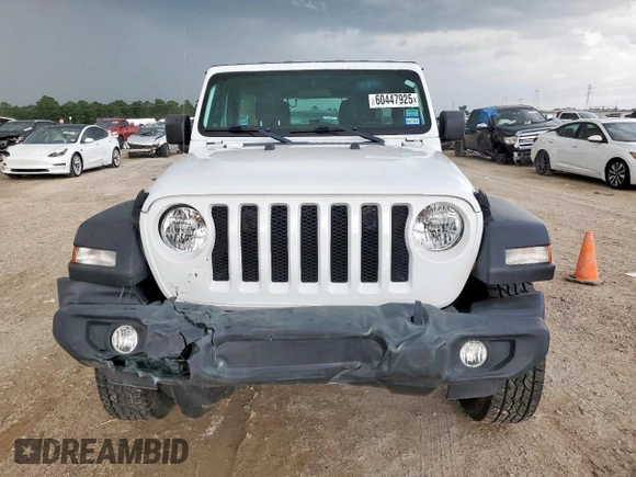 2021 Jeep Wrangler Unlimited Sport S z VIN 1C4HJXDG6MW816651, wystawiony jako Copart lot #60447925 z przebiegiem 53 958 mil mil oraz Szkoda całkowita • Salvage title. Historia ofert i sprzedaży dostępna na DreamBid. Obrazek 5.