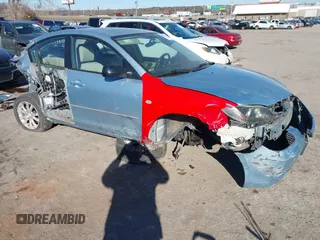 2007 Mazda Mazda3 i Sport with VIN JM1BK12F371683049, listed as a IAAI auction lot 41407019 with 169,716 mi miles. Bid and sale history available at carsss.com. Image 1.