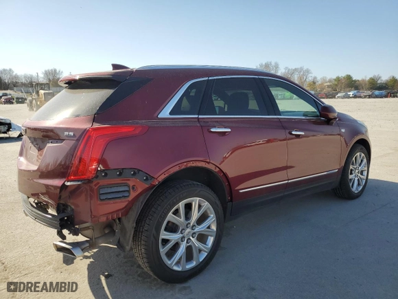 2017 Cadillac XT5 Luxury AWD with VIN 1GYKNDRS2HZ199592, listed as a Copart auction lot 48004355 with 42,367 mi miles and Salvage Title. Bid and sale history available at carsss.com. Image 3.