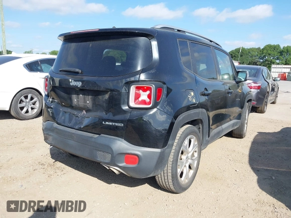 2016 Jeep Renegade Limited z VIN ZACCJADT7GPE30360, wystawiony jako IAAI lot #42012541 z przebiegiem 81 409 mil mil oraz . Historia ofert i sprzedaży dostępna na DreamBid. Obrazek 4.