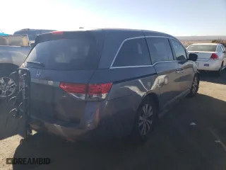 2016 Honda Odyssey EX-L with VIN 5FNRL5H61GB142289, listed as a Copart auction lot 42383195 with 138,812 mi miles and Salvage Title. Bid and sale history available at carsss.com. Image 3.