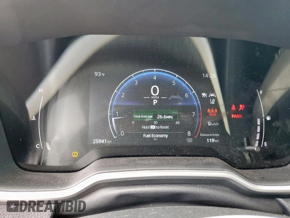 2023 Toyota Corolla Cross XLE z VIN 7MUDAAAG8PV046530, wystawiony jako Copart lot #62220895 z przebiegiem 25 941 mil mil oraz Szkoda całkowita • Salvage title. Historia ofert i sprzedaży dostępna na DreamBid. Obrazek 9.