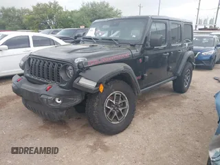 2024 Jeep Wrangler Rubicon with VIN 1C4PJXFG6RW337596, listed as a IAAI auction lot 41958788 with 15,942 mi miles and . Bid and sale history available at DreamBid. Image 19.