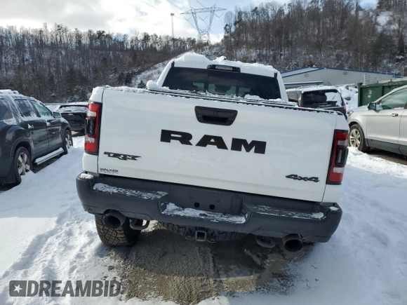 2024 Ram 1500 TRX with VIN 1C6SRFU97RN201735, listed as a Copart auction lot 41568435 with 6,378 mi miles and Salvage Title. Bid and sale history available at carsss.com. Image 6.