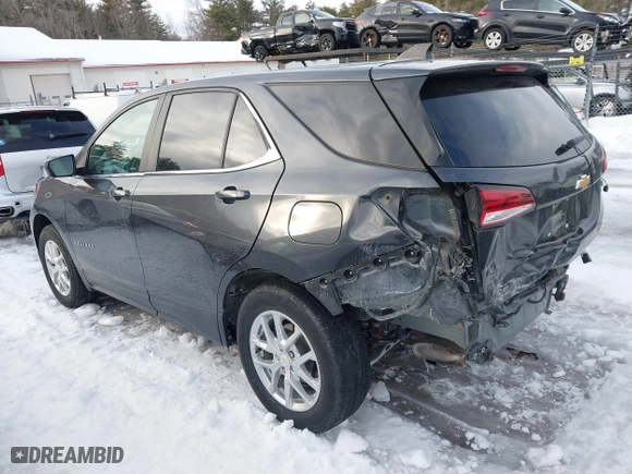 2022 Chevrolet Equinox LT with VIN 3GNAXUEV8NS215337, listed as a IAAI auction lot 41612344 with 42,464 mi miles. Bid and sale history available at carsss.com. Image 14.
