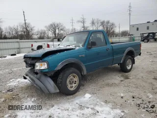 1994 Ford Ranger with VIN 1FTCR11A2RUD35590, listed as a Copart auction lot 42224575 with 61,095 mi miles and Salvage Title. Bid and sale history available at DreamBid. Image 1.