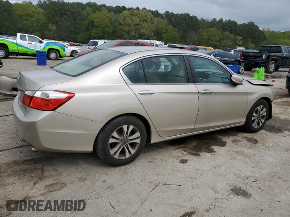 2015 Honda Accord LX with VIN 1HGCR2F34FA080164, listed as a Copart auction lot 50784895 with 100,773 mi miles and Salvage Title. Bid and sale history available at carsss.com. Image 3.