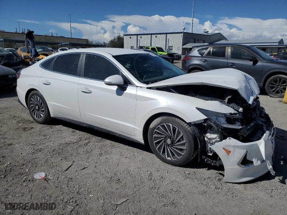 2021 Hyundai Sonata Hybrid SEL with VIN KMHL34JJ6MA019991, listed as a Copart auction lot 51845165 with 37,149 mi miles and Salvage Title. Bid and sale history available at carsss.com. Image 4.