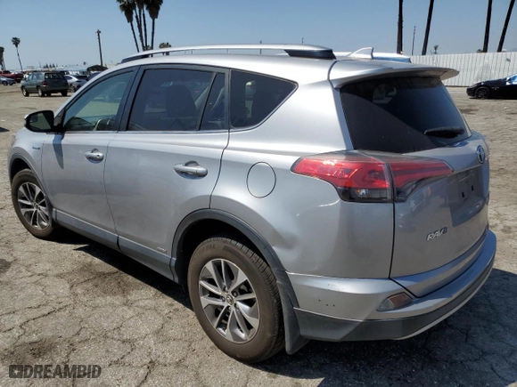 2018 Toyota RAV4 Hybrid LE Plus with VIN JTMRJREVXJD252457, listed as a Copart auction lot 43460395 with 47,159 mi miles and Salvage Title. Bid and sale history available at carsss.com. Image 2.