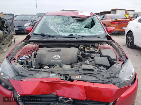 2018 Mazda 3 Touring with VIN 3MZBN1L37JM167604, listed as a IAAI auction lot 41623232 with 118,974 mi miles. Bid and sale history available at carsss.com. Image 10.
