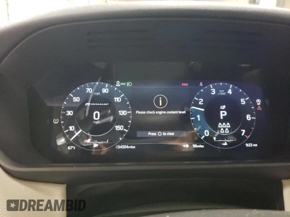 2021 Land Rover Discovery with VIN SALRT4RU2M2451395, listed as a Copart auction lot 86402804 with 34,504 mi miles and Salvage Title. Bid and sale history available at DreamBid. Image 9.