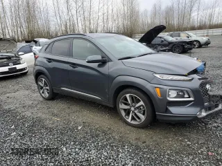2019 Hyundai Kona Ultimate with VIN KM8K5CA56KU373671, listed as a Copart auction lot 85727634 with 17,727 mi miles and Salvage Title. Bid and sale history available at carsss.com. Image 4.