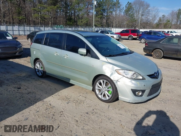 2008 Mazda 5 Grand Touring z VIN JM1CR293X80310521, wystawiony jako IAAI lot #41679391 z przebiegiem 222 420 mil mil oraz . Historia ofert i sprzedaży dostępna na DreamBid. Obrazek 1.