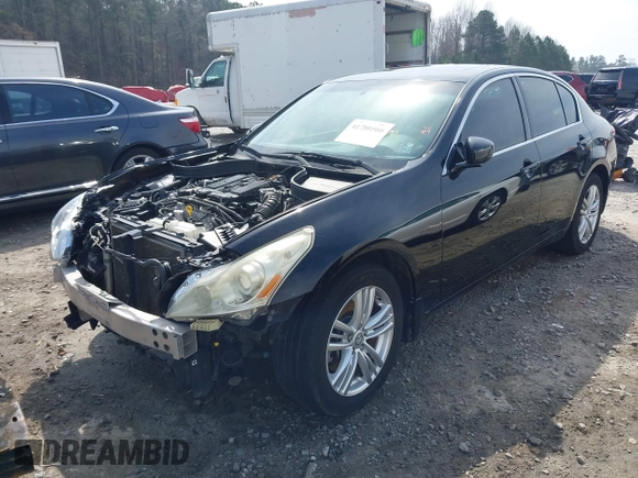 2013 Infiniti G37 x with VIN JN1CV6AR3DM752260, listed as a IAAI auction lot 41780566 with 108,985 mi miles and . Bid and sale history available at carsss.com. Image 19.