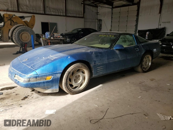 1992 Chevrolet Corvette with VIN 1G1YY23PXN5118138, listed as a Copart auction lot 47565185 with Not provided miles and Salvage title. Bid and sale history available at DreamBid. Image 1.