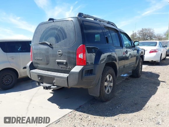 2012 Nissan Xterra S with VIN 5N1AN0NW3CC505628, listed as a IAAI auction lot 41818179 with 143,907 mi miles and . Bid and sale history available at DreamBid. Image 4.