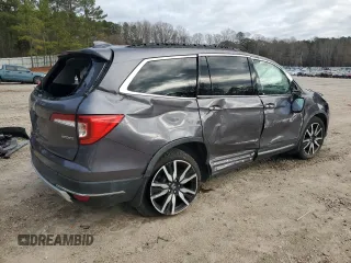 2020 Honda Pilot Touring 8-Passenger with VIN 5FNYF5H91LB004386, listed as a Copart auction lot 85913984 with 54,692 mi miles and Salvage Title. Bid and sale history available at DreamBid. Image 3.