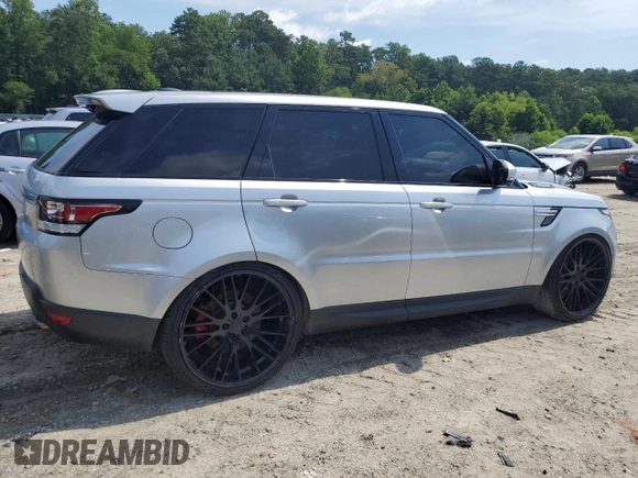 2014 Land Rover Range Rover Sport Supercharged with VIN SALWR2EF1EA304781, listed as a Copart auction lot 65183315 with 124,811 mi miles and Clean title. Bid and sale history available at DreamBid. Image 3.