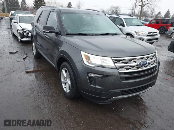 2018 Ford Explorer XLT with VIN 1FM5K7DH9JGC25899, listed as a IAAI auction lot 41661895 with 59,397 mi miles and . Bid and sale history available at DreamBid. Image 1.