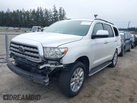 2017 Toyota Sequoia Platinum with VIN 5TDDY5G11HS150228, listed as a IAAI auction lot 41756057 with 57,727 mi miles. Bid and sale history available at carsss.com. Image 22.