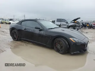 2017 Maserati GranTurismo Convertible Sport with VIN ZAM45VMA9H0190505, listed as a Copart auction lot 45003015 with 12,840 mi miles and Clean Title. Bid and sale history available at carsss.com. Image 4.