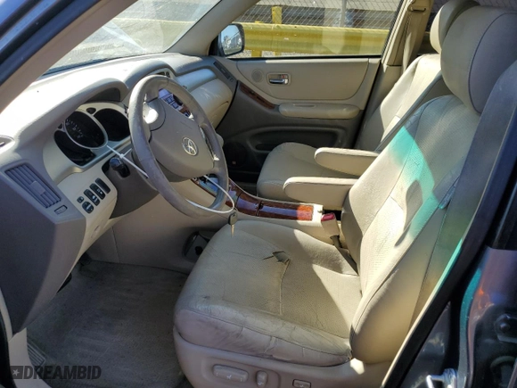 2006 Toyota Highlander w/3rd Row with VIN JTEEP21A660154155, listed as a Copart auction lot 47137515 with 156,205 mi miles and Salvage Title. Bid and sale history available at carsss.com. Image 7.