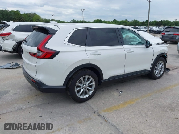 2024 Honda CR-V EX-L with VIN 2HKRS4H75RH445053, listed as a IAAI auction lot 41974721 with 20,077 mi miles. Bid and sale history available at carsss.com. Image 4.