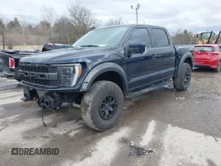 2023 Ford F-150 Raptor with VIN 1FTFW1RG9PFA45363, listed as a IAAI auction lot 41631790 with 64,393 mi miles and . Bid and sale history available at DreamBid. Image 18.