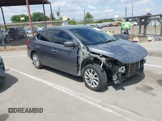 2019 Nissan Sentra SV with VIN 3N1AB7AP8KY354976, listed as a IAAI auction lot 42133669 with 84,263 mi miles and . Bid and sale history available at DreamBid. Image 1.