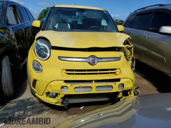 2015 FIAT 500L Urbana Trekking with VIN ZFBCFADH0FZ031337, listed as a Copart auction lot 54044874 with 0 mi miles and Non Repairable. Bid and sale history available at carsss.com. Image 5.