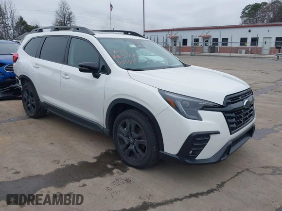 2023 Subaru Ascent Onyx with VIN 4S4WMAHD5P3439677, listed as a IAAI auction lot 41554153 with 14,161 mi miles and . Bid and sale history available at DreamBid. Image 1.