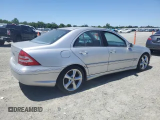 2005 Mercedes-Benz C 230 Kompressor with VIN WDBRF40JX5F617026, listed as a Copart auction lot 57532675 with 229,853 mi miles and Clean title. Bid and sale history available at DreamBid. Image 3.
