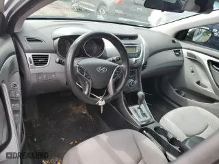 2013 Hyundai Elantra Limited with VIN KMHDH4AE4DU511796, listed as a Copart auction lot 53937555 with 125,106 mi miles and Salvage Title. Bid and sale history available at carsss.com. Image 8.
