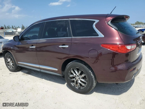 2015 Infiniti QX60 with VIN 5N1AL0MN8FC501626, listed as a Copart auction lot 51899055 with 136,174 mi miles and Salvage Title. Bid and sale history available at carsss.com. Image 2.
