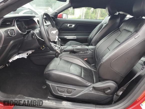 2020 Ford Mustang EcoBoost with VIN 1FA6P8TH5L5129757, listed as a Copart auction lot 62587375 with 35,272 mi miles and Salvage title. Bid and sale history available at DreamBid. Image 7.
