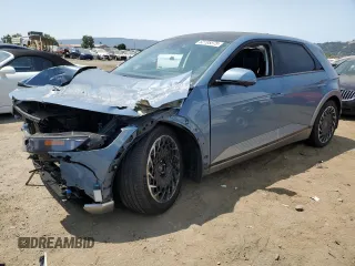 2024 Hyundai Ioniq 5 Limited z VIN KM8KRDDF3RU269955, wystawiony jako Copart lot #62195375 z przebiegiem 7 712 mil mil oraz Szkoda całkowita • Salvage title. Historia ofert i sprzedaży dostępna na DreamBid. Obrazek 1.