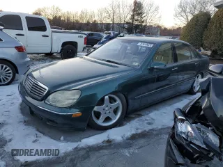 2000 Mercedes-Benz S-Class with VIN WDBNG75J0YA097961, listed as a Copart auction lot 87659625 with 0 mi miles and Clean Title. Bid and sale history available at carsss.com. Image 1.