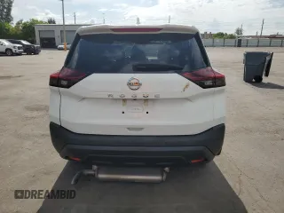 2021 Nissan Rogue S with VIN 5N1AT3AA8MC775389, listed as a Copart auction lot 58562835 with 27,368 mi miles and Non repairable. Bid and sale history available at DreamBid. Image 6.