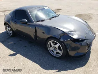 2017 Mazda MX-5 Miata RF Grand Touring with VIN JM1NDAM7XH0104997, listed as a Copart auction lot 70150734 with 43,489 mi miles and Salvage Title. Bid and sale history available at carsss.com. Image 4.