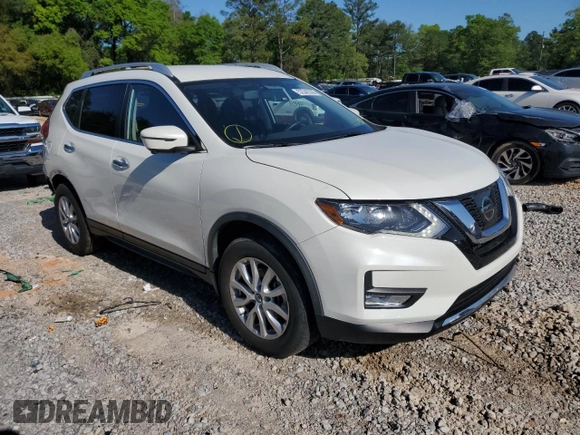 2017 Nissan Rogue SV with VIN JN8AT2MT5HW405487, listed as a Copart auction lot 52342335 with 34,959 mi miles and Salvage Title. Bid and sale history available at carsss.com. Image 4.