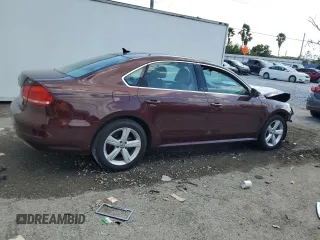 2012 Volkswagen Passat SE with VIN 1VWBH7A32CC066147, listed as a Copart auction lot 50908525 with 0 mi miles and Salvage Title. Bid and sale history available at carsss.com. Image 3.