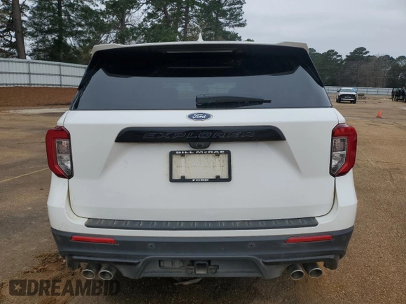 2024 Ford Explorer ST with VIN 1FM5K8GCXRGA12283, listed as a Copart auction lot 42948895 with Not Provided miles and Salvage Title. Bid and sale history available at carsss.com. Image 6.