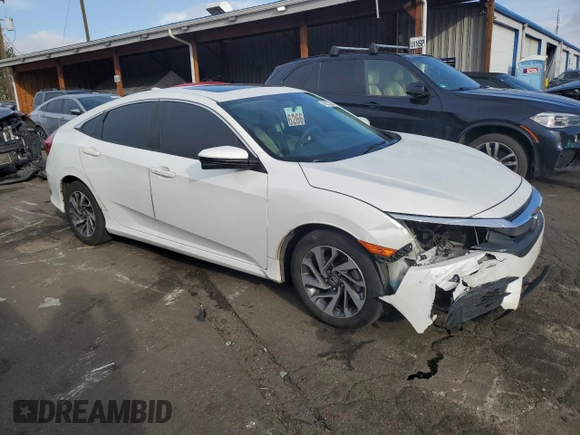 2017 Honda Civic EX z VIN 19XFC2F7XHE209024, wystawiony jako Copart lot #48227055 z przebiegiem 66 661 mil mil oraz Szkody całkowita. Historia ofert i sprzedaży dostępna na DreamBid. Obrazek 4.