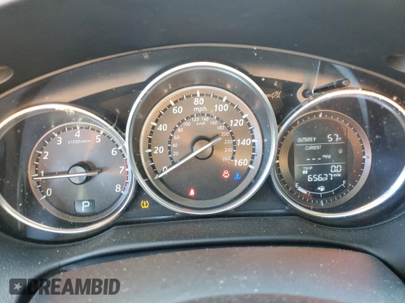 2013 Mazda CX-5 Sport with VIN JM3KE2BE7D0148951, listed as a Copart auction lot 57782115 with 65,677 mi miles and Salvage title. Bid and sale history available at DreamBid. Image 9.