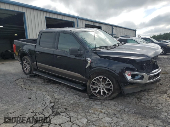 2023 Ford F-150 XL with VIN 1FTEW1C83PFA84267, listed as a Copart auction lot 65042545 with 54,508 mi miles and Salvage title. Bid and sale history available at DreamBid. Image 4.