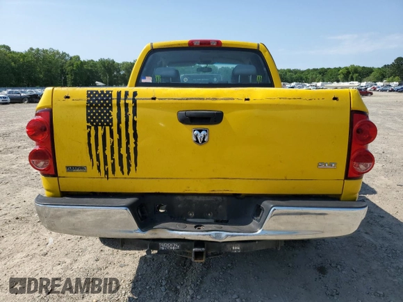2007 Dodge 1500 SLT z VIN 1D7HA18P37S273039, wystawiony jako Copart lot #58446045 z przebiegiem 276 963 mil mil oraz Czysty tytuł • Clean title. Historia ofert i sprzedaży dostępna na DreamBid. Obrazek 6.