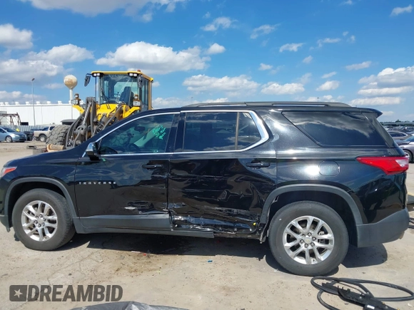 2019 Chevrolet Traverse LT Cloth z VIN 1GNERGKW8KJ138606, wystawiony jako IAAI lot #42224318 z przebiegiem 155 959 mil mil oraz . Historia ofert i sprzedaży dostępna na DreamBid. Obrazek 14.