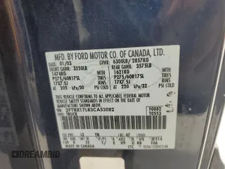 2003 Ford F-150 XL with VIN 2FTRX17L83CA53082, listed as a Copart auction lot 63836305 with 219,269 mi miles and Salvage title. Bid and sale history available at DreamBid. Image 12.