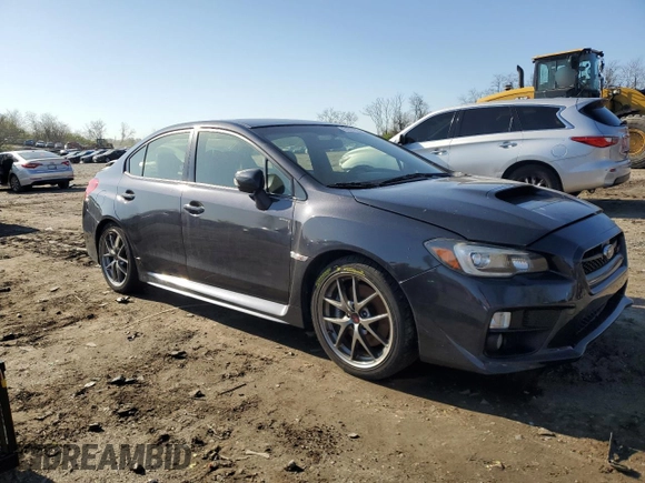 2016 Subaru WRX STI Limited with VIN JF1VA2Z63G9829694, listed as a Copart auction lot 51927075 with 166,133 mi miles and Salvage Title. Bid and sale history available at DreamBid. Image 4.