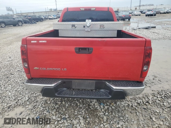 2008 Chevrolet Colorado LS with VIN 1GCCS149X88226324, listed as a Copart auction lot 81821074 with 145,349 mi miles and Salvage Title. Bid and sale history available at DreamBid. Image 6.